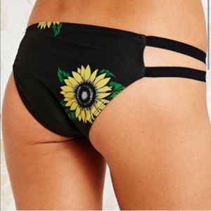 Beach Riot sunflower bikini bottoms